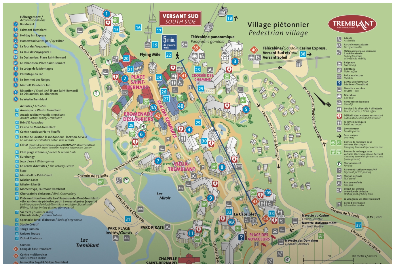 Map directions pour Tremblant