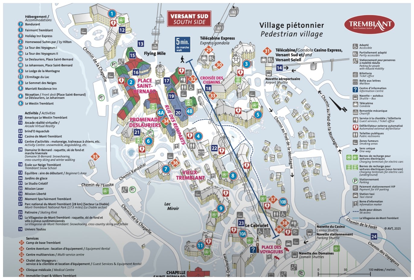 Map directions pour Tremblant
